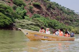 Motor Boating Lake Baringo